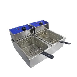 Infernus Electric Fryer 2-Tank 2-Basket Electric Fryer